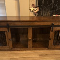 Dog Kennel Furniture (double kennel with removable divider)