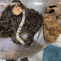 Two Chewbacca Dog Harness + Costume 