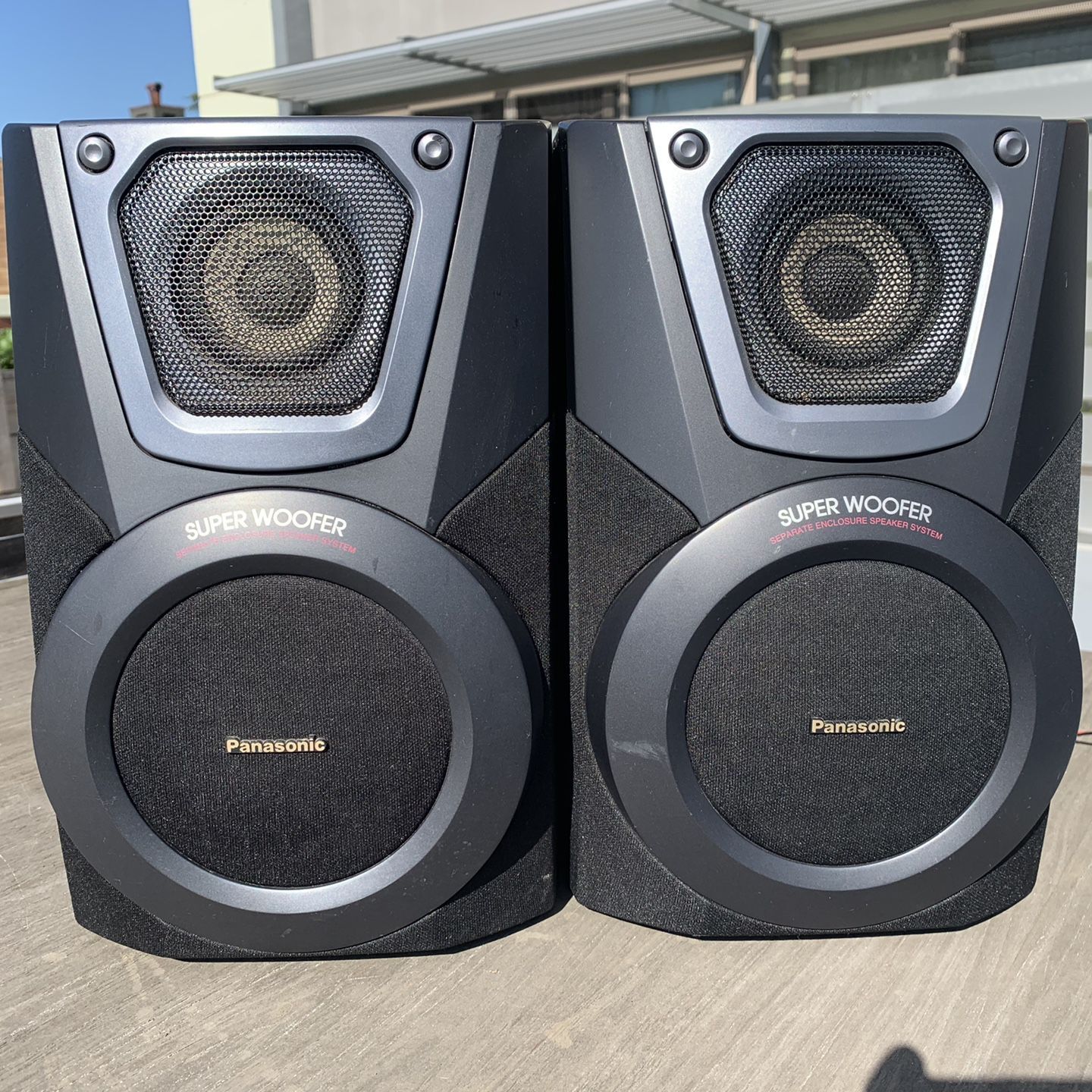 Speaker Testing: Panasonic SB-AK25 - YouTube