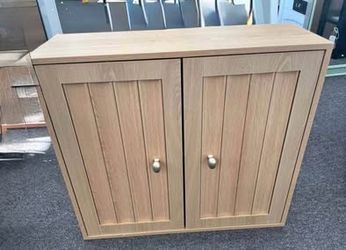Newly Assembled 24” Medicine Cabinet Farmhouse Wall Mounted Over the Toilet Cabinet