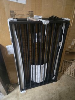 Heavy duty black pet/ baby gate