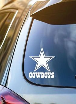 Only decal sticker COWBOYS size 5 inches