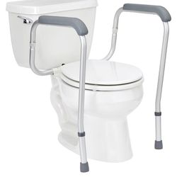 Toilet Safety Rail - Adjustable Bathroom Assist for Seniors by Medline - NEW in Box