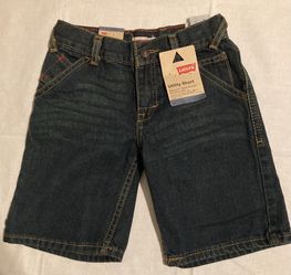 Levi's Utility Denim Shorts with Tags Boys Size 7 Regular