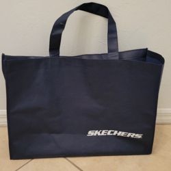 Sketchers Navy Blue Large Recyclable Bag …medium Sized  Bag 