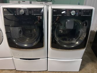 washer and gas dryer  lavadora y secadora de gas 