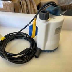 SONGJOY 1/2 HP Submersible Sump Pump 2250GPH Utility Water Pump with Float Switch For Swimming Pool Pond Basement Drainage Garden Irrigation Water