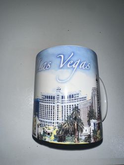Las Vegas Souvenir Ceramic Coffee Mug Casino Skyline Scenic Cup