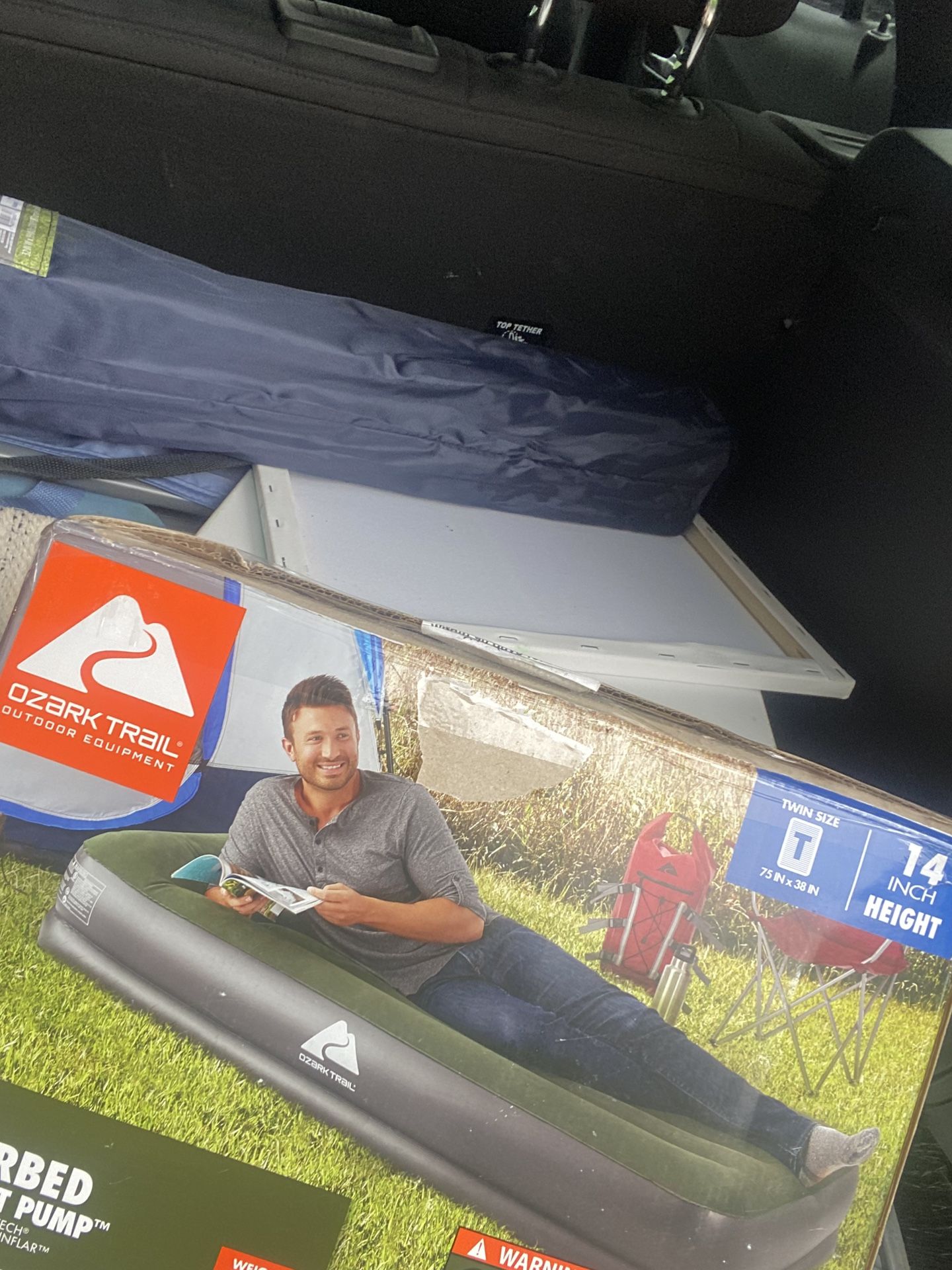 Camping Bed With Installed Air Pump Twin Sized Extra Comfortable