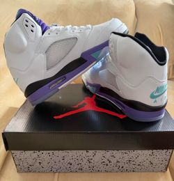 Air Jordan 5 Retro Grape Sneakers