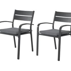 aluminum dining chair 2 pack for $40 or 4 pack for $70