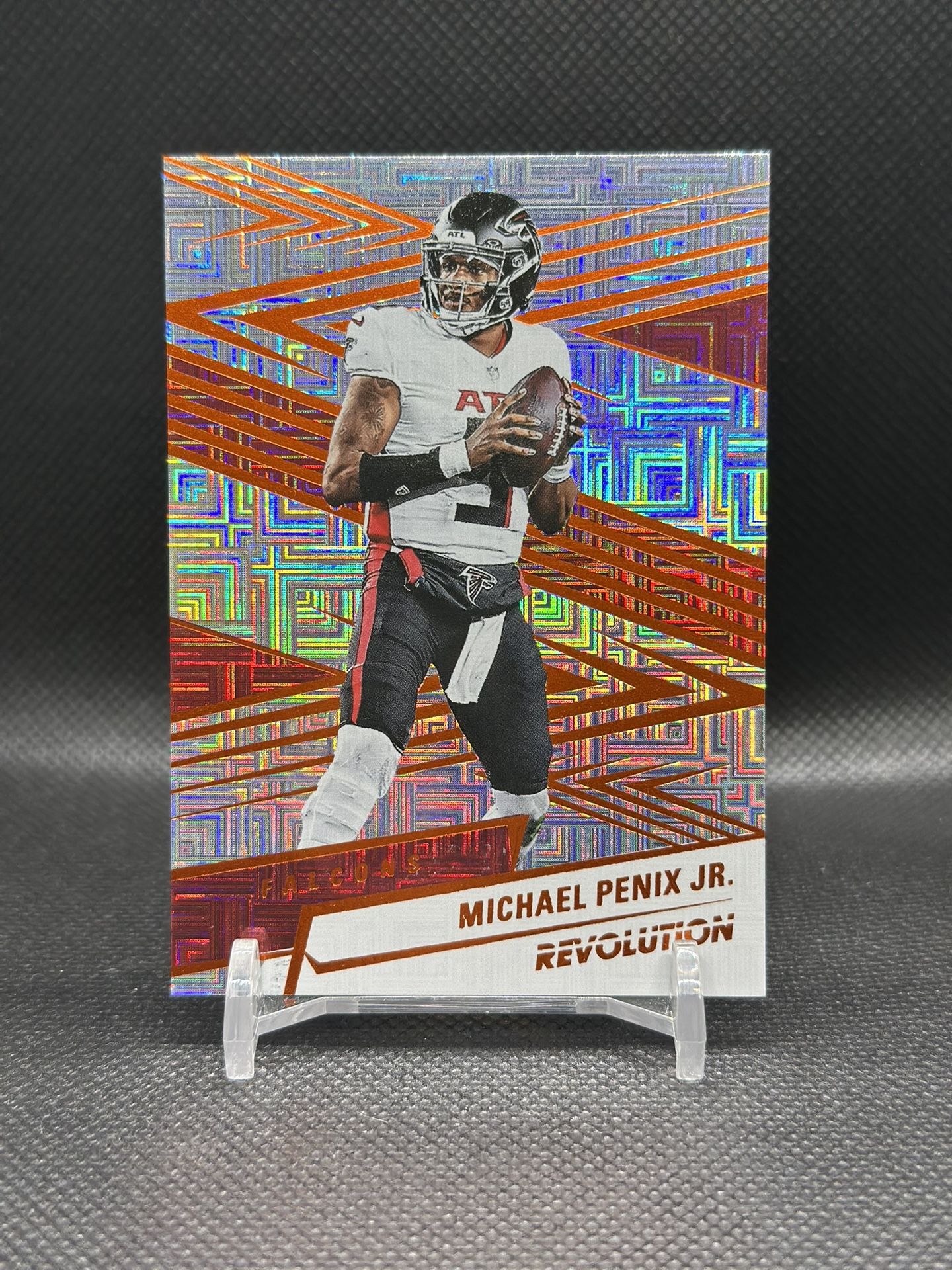2025 Panini Revolution Michael Penix Jr Orange Levels #’d /299🔥