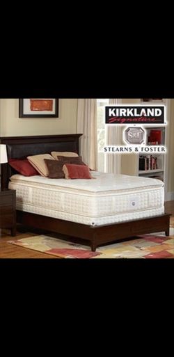 Luxury Queen Kirkland Signature Stearns Foster Pillowtop
