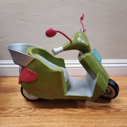 American Girl Green Scooter