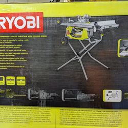 Portable Table 10" Saw With Wheels 