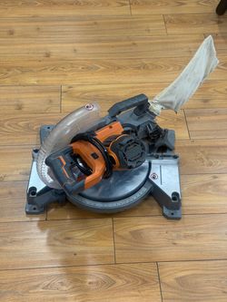 Ridgid 15 Amp 10 in. Corded Dual Bevel Miter Saw with LED Cut Line Indicator