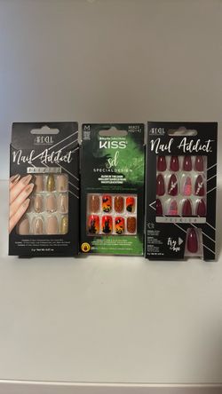 3pack artificial nails by Ardell & kiss nails