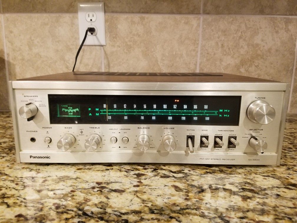 Vintage Panasonic SA 5800 AM/FM Stereo Receiver