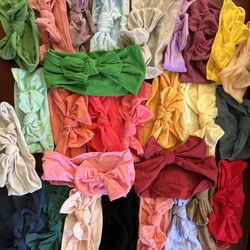 28 Baby Girl Soft Headband All Colors 