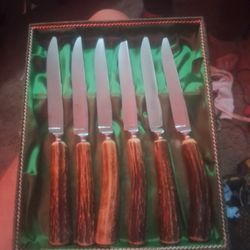 ANTLER BONE KNIFE SET