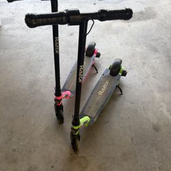 Razor Scooter Pair