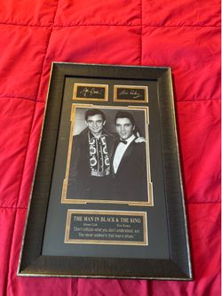 Johnny Cash and Elvis Presley Poster