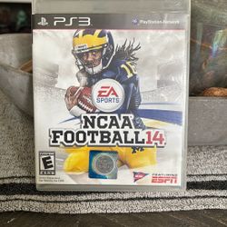 NCAA 14 PS3 Game Case And Disc