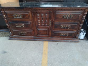 Dresser w/ mirror, Armoire, Nightstand