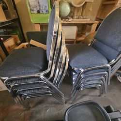10 Matching Padded Chairs