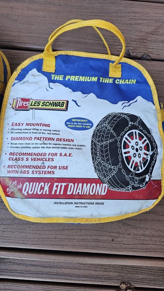 Les Schwab Quick Fit Diamond Chains - New
