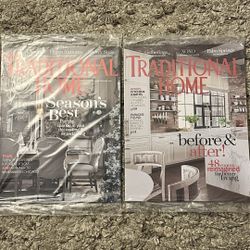 Lot Of 2 TRADITIONAL HOME MAGAZINES - Season’s Best & Before & After! 2016-2017
