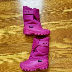 Tundra Girls Snow Boots Winter Waterproof Size 8 Pink