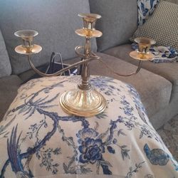3 Tier Brass Teleflora Candle Holder
