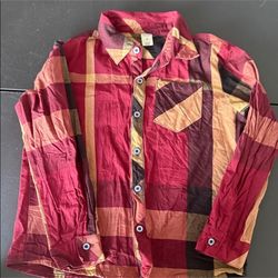 Vibrant Plaid Long Sleeve Shirt