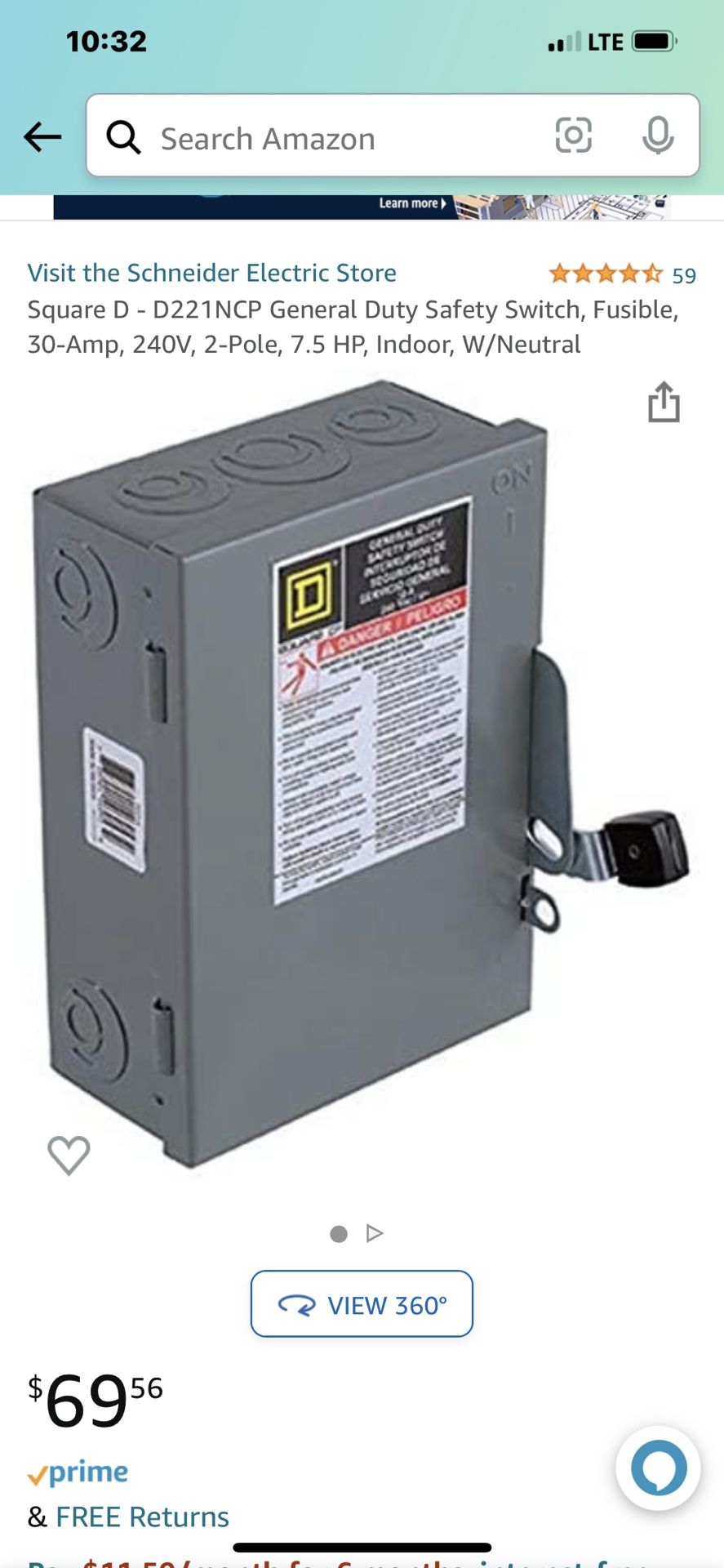 Safety switch (interruptor de seguridad)