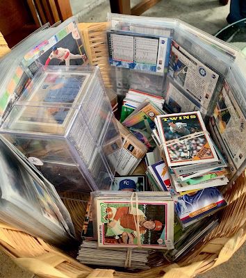 #109887 A Collection of Approx. 900 Original Baseball Cards and Some Football and Basketball Cards 2.75” x 4”