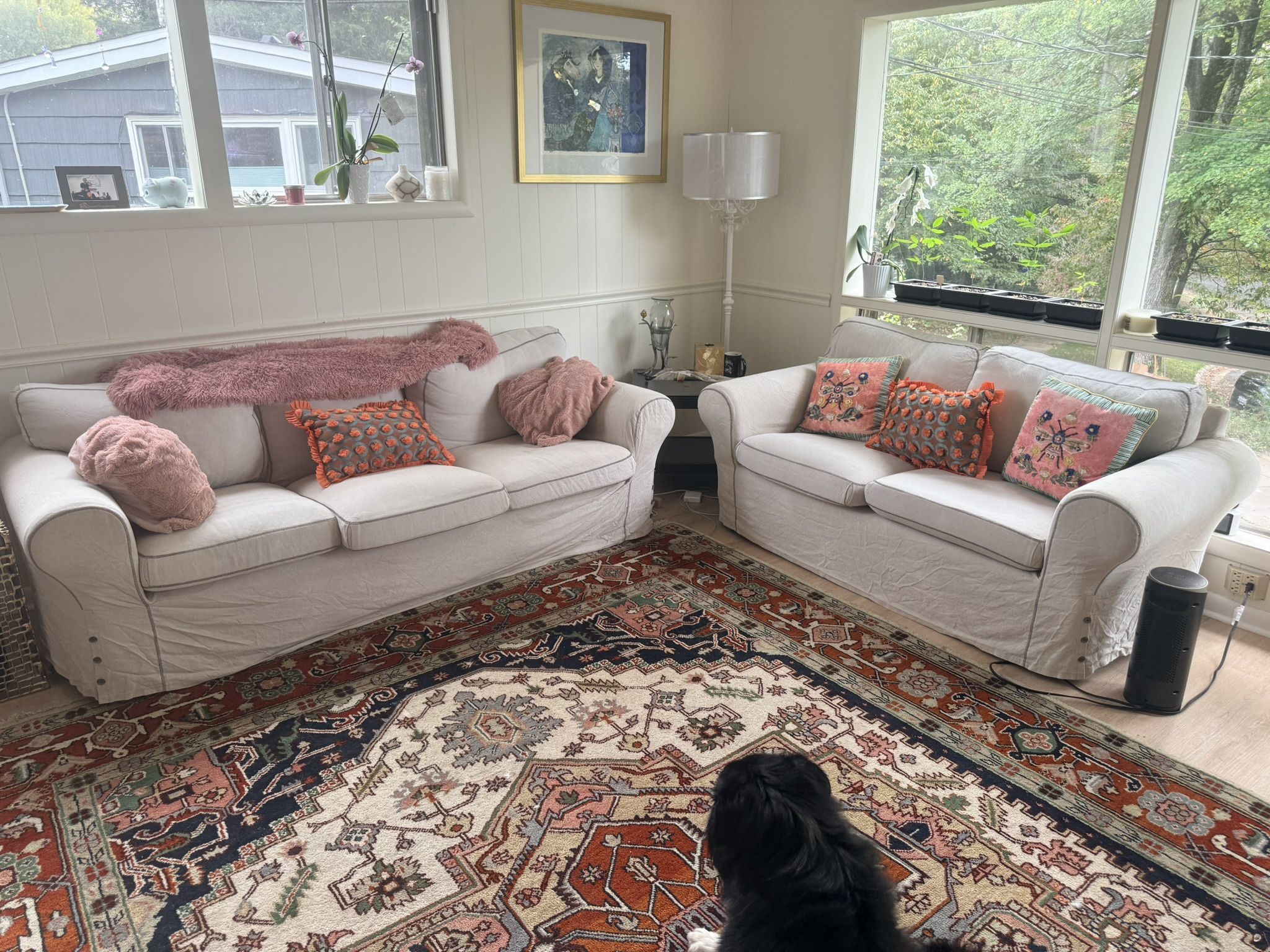 IKEA UPPLAND Sofa & Loveseat Set – Comfortable & Well-Maintained