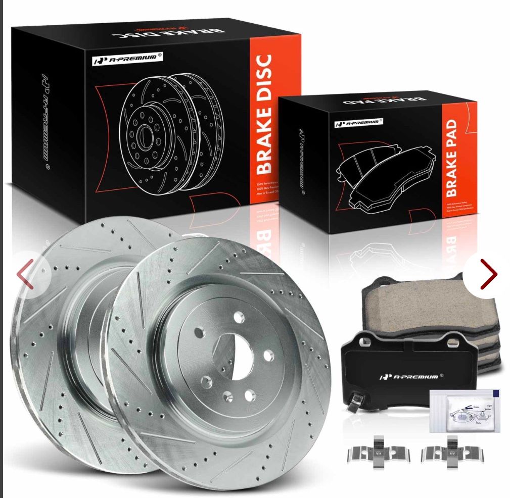 Kit De Discos De Freno Traseros Perforados Y Ranurados Chevrolet Y Cadillac Seleccionados: Camaro 20