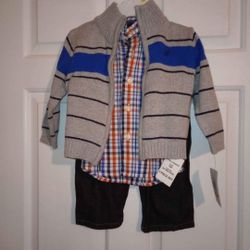 12 Months 3 Piece Outfit • by NAUTICA