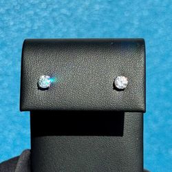 Jewelry 14k solid yellow gold 1CTW natural diamond stud earrings