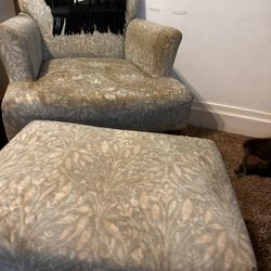 Free Chair & Ottoman 