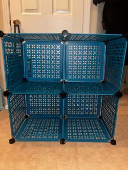 Cube Organizers Teal with Connectors