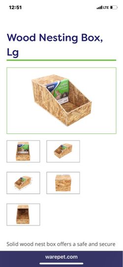 Rabbit Nesting Box, Large