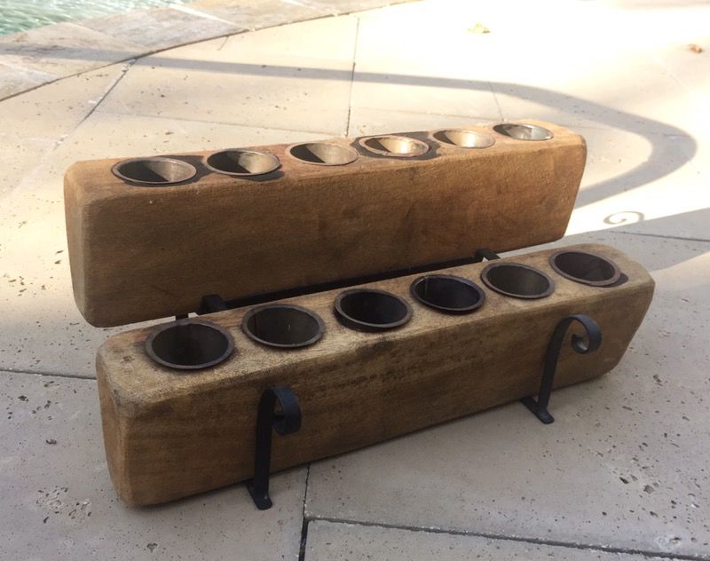 Wooden Sugar Molds for Fireplace