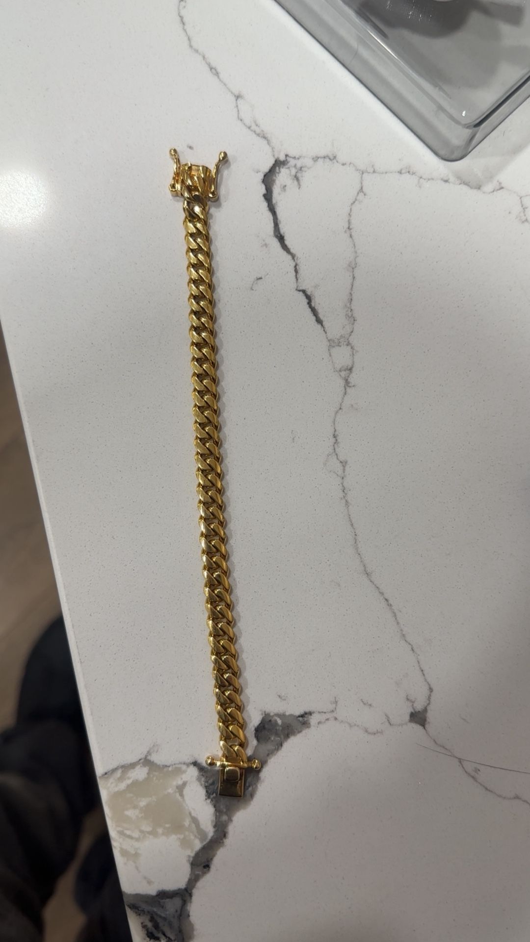 14K Miami Cuban Bracelet Solid