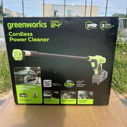 Greenworks POWERALL 600 PSI Cordless Battery Power Cleaner Kit with 4.0Ah Battery Charger NEW