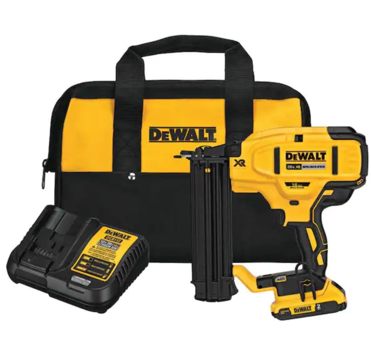 Dewalt 18 Gauge Brad Nailer Kit Read Below
