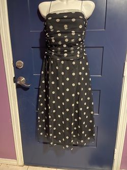 Black and White Polka Dot Dress