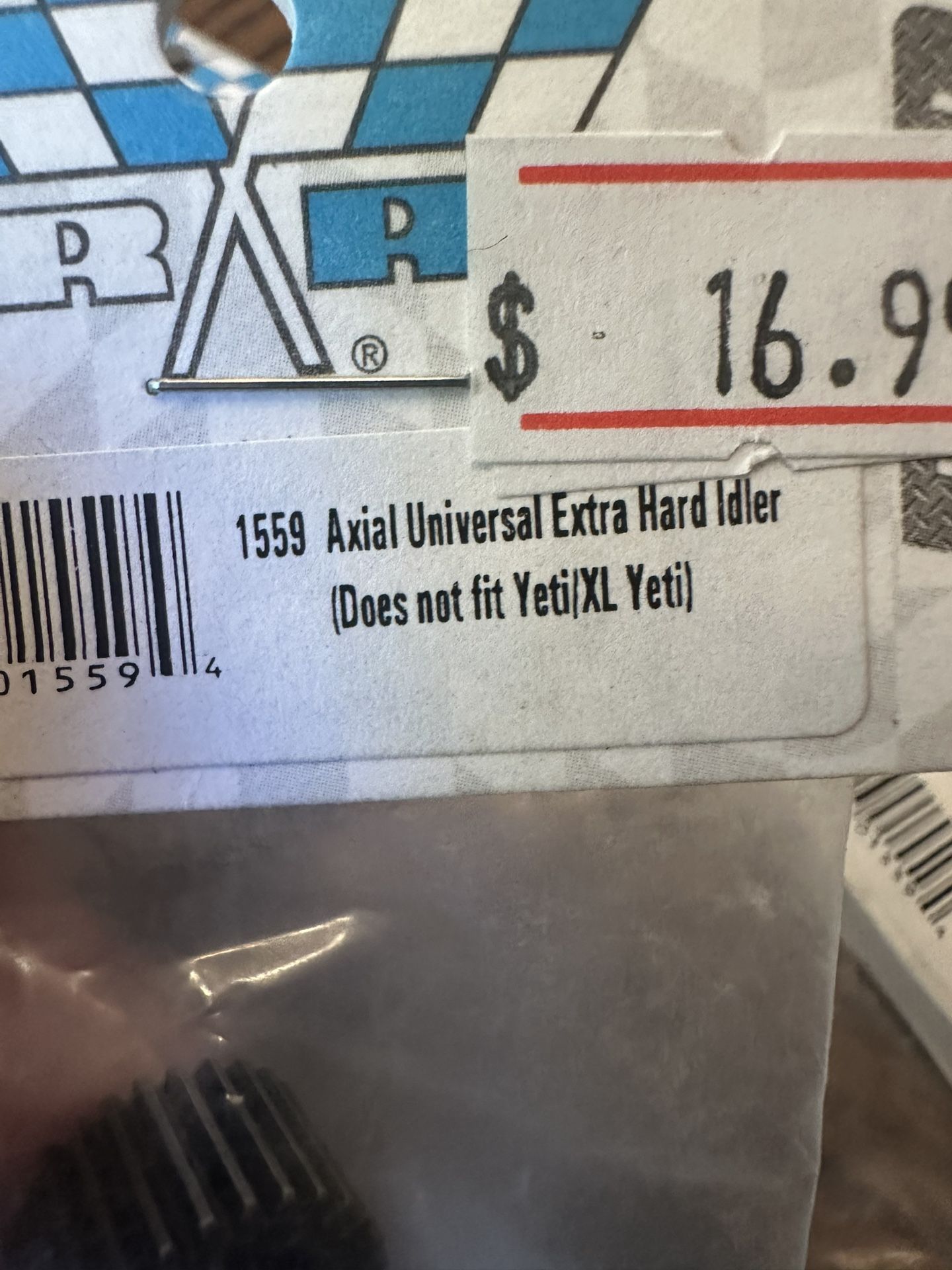 1559 Axial Universal Extra Hard Idler