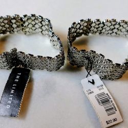 Lot Of Two The Limited Rhinestone Stretch Bracelets (SUGGESTEDRETAILPRICE OF $22.90) 